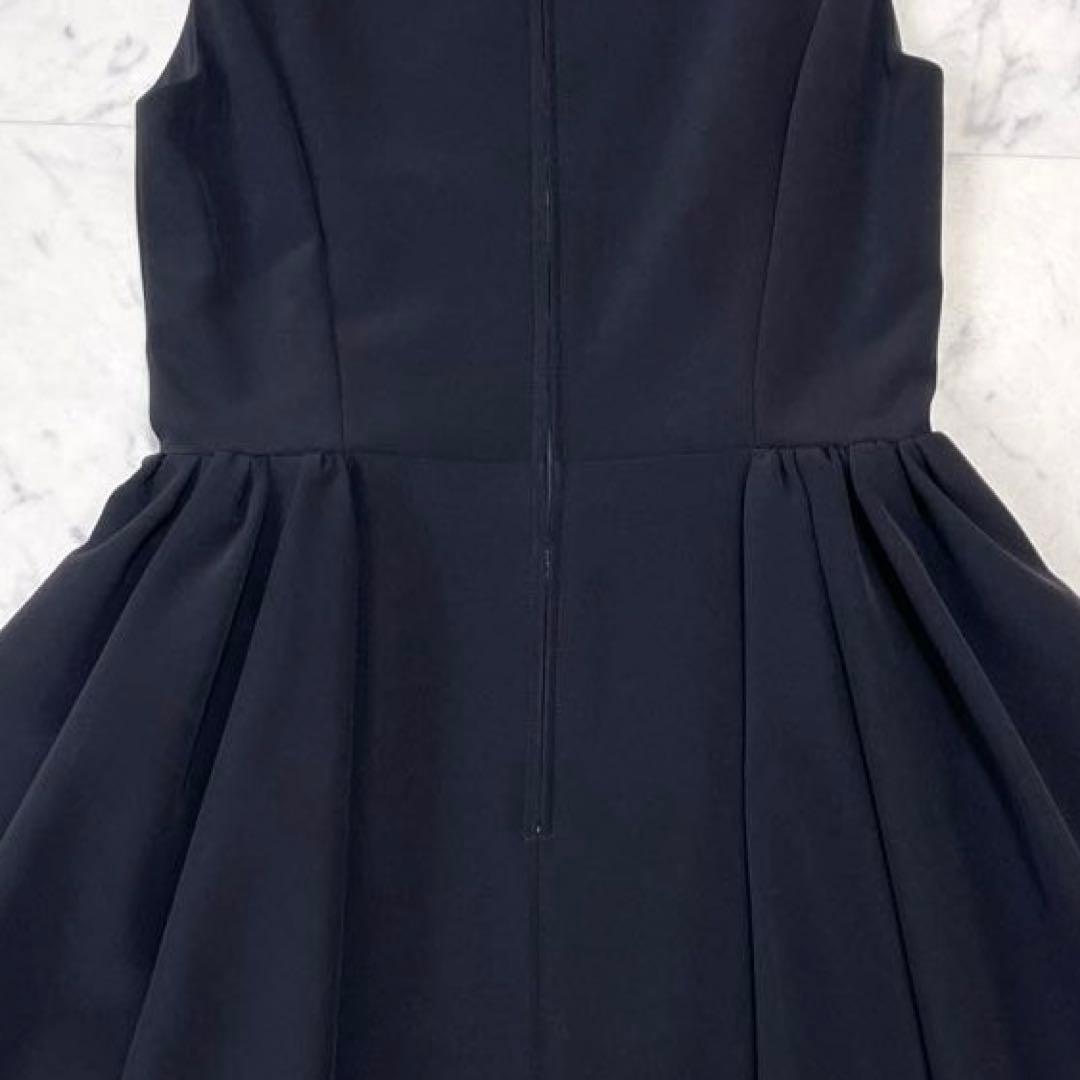 極美品✨フォクシーニューヨーク 現行 サイドギャザードレス フレアワンピース