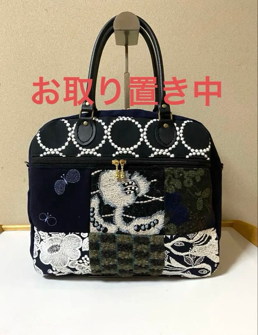 ミナペルホネン　ハンドメイド　ボストン　バック