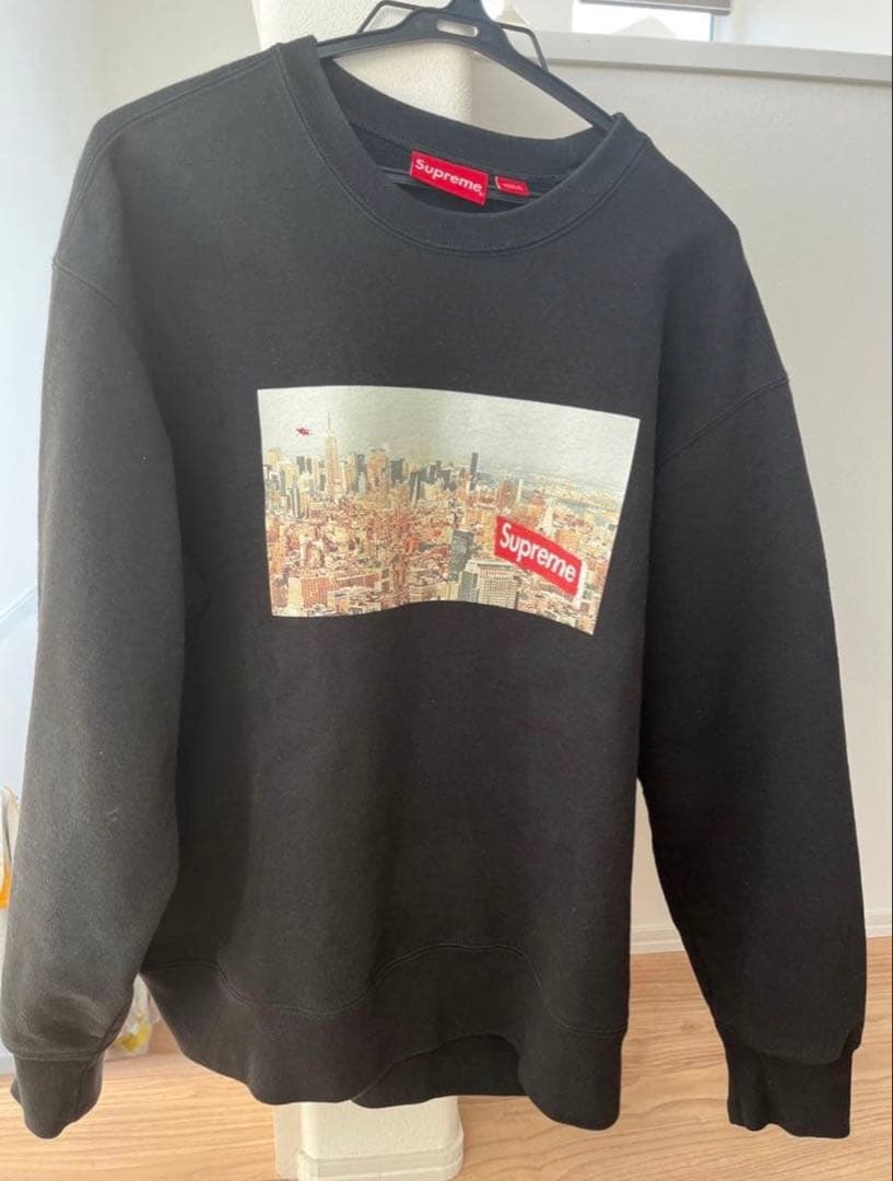 supreme Aerial Creweck エアリアル　ブラック