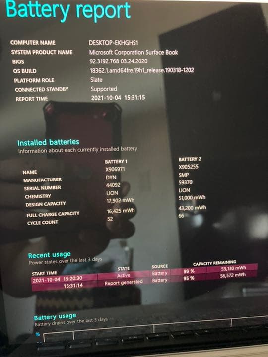 ヘッドホン Microsoft SURFACE Book