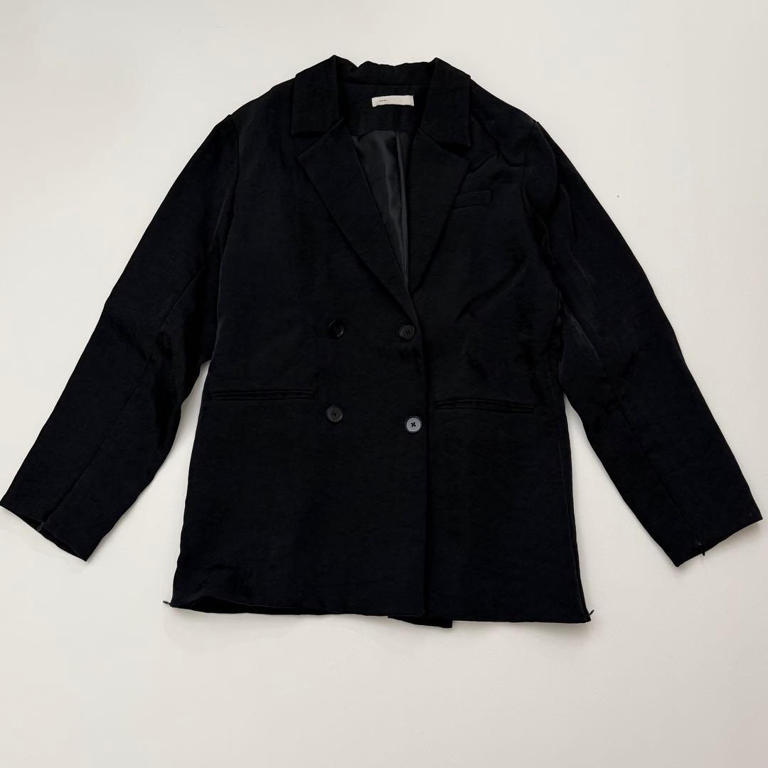 ENOF twill slit jacket ブラック L