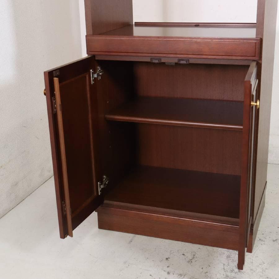 マルニ木工 地中海 レンジボード コンセント付き レンジ台 食器棚 高級家具