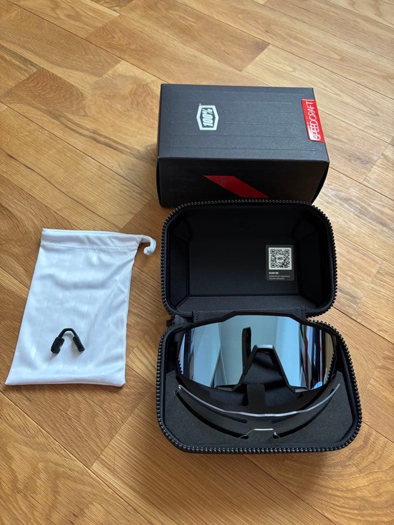 100% SPEEDCRAFT Blue ミラーレンズ