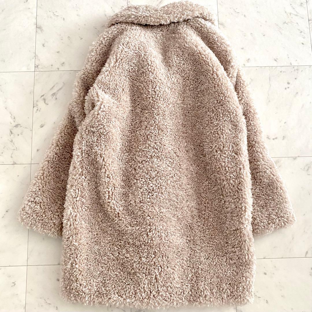 美品 ヘルノ HERNO カーリーコート '22年商品 ボア エコファー 42