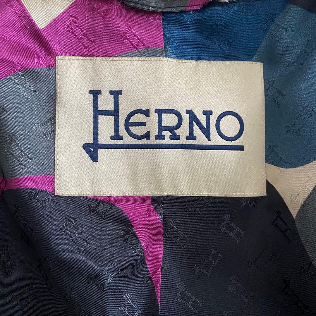 美品 ヘルノ HERNO カーリーコート '22年商品 ボア エコファー 42