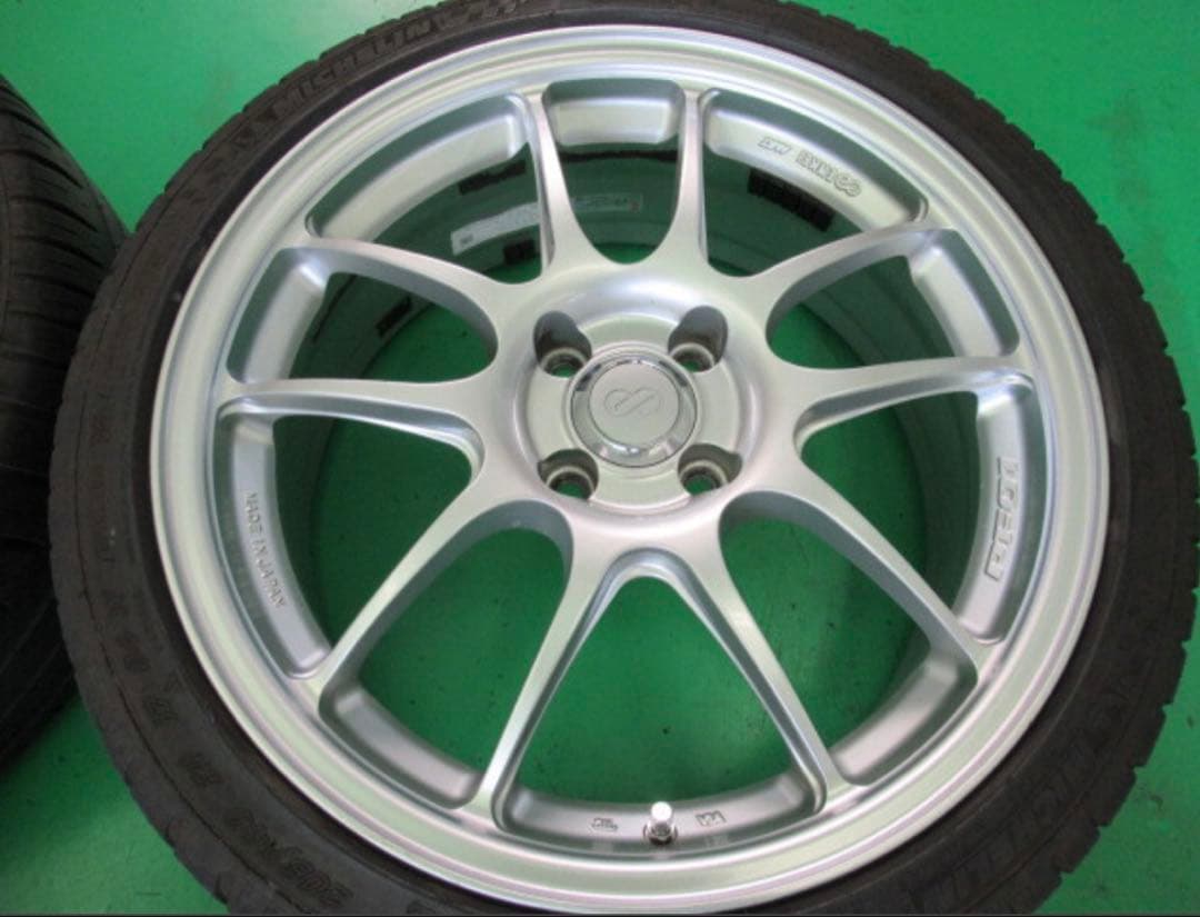 エンケイ PF01 軽量 7Jx17 4H 100 +38 205/40R17