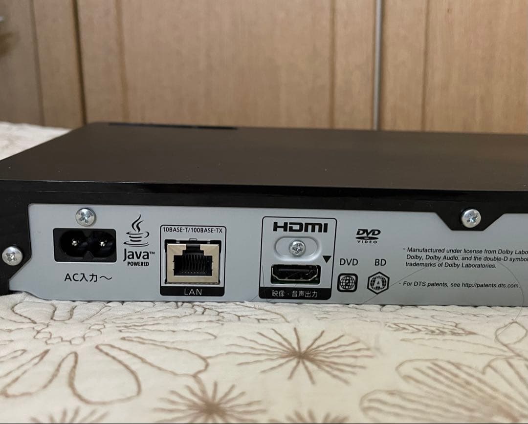 動作品 Panasonic DMP-BDT180 ブルーレイプレーヤー 2022