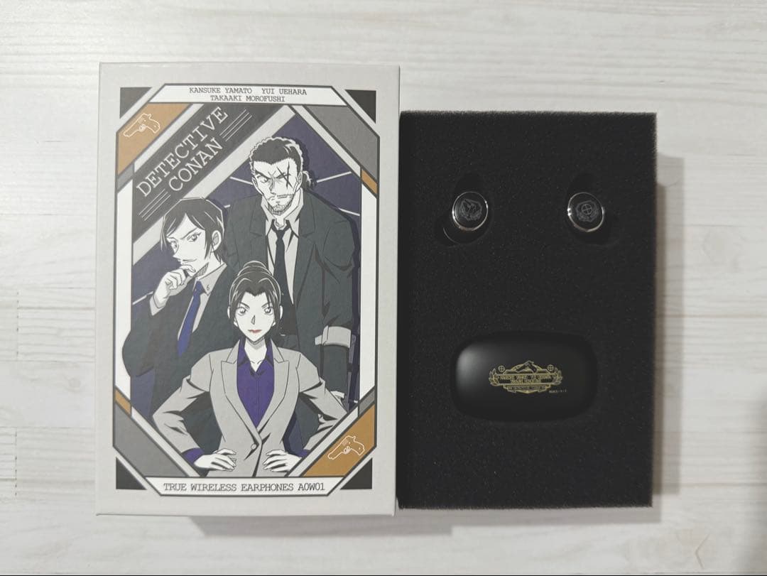名探偵コナン長野県警 ワイヤレスイヤホン ANIMA AOW01