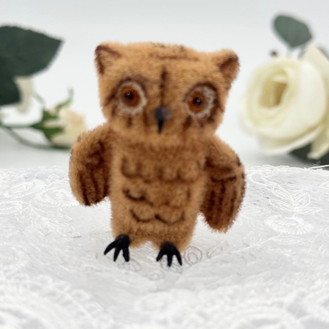 西ドイツ vintage figureフクロウ Kunstlerschutz ②