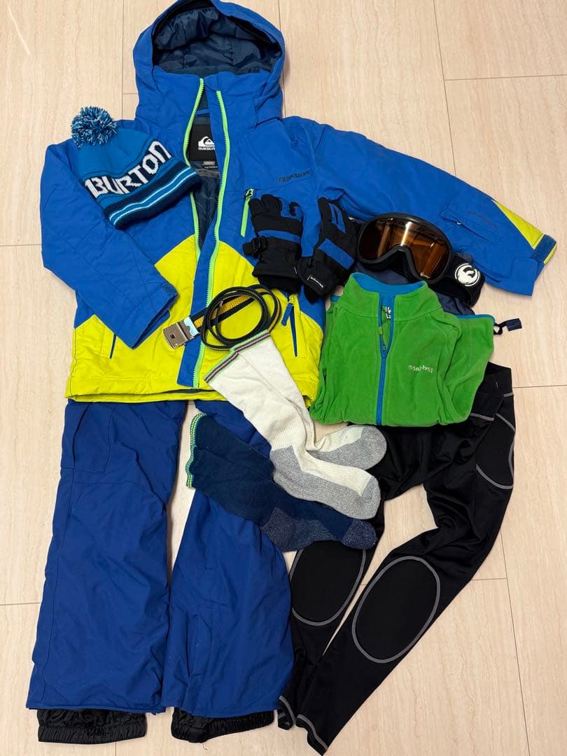 こども スキー スノボ ウェア 10点セット 130くらい