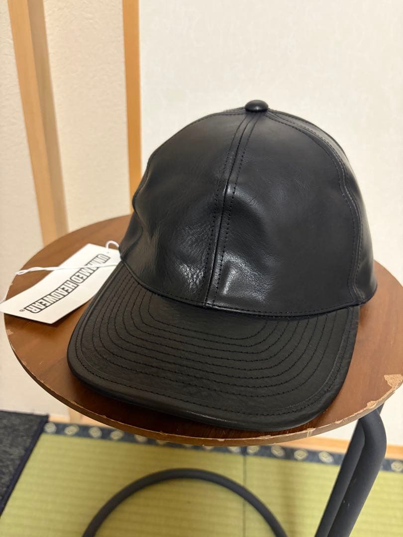 美品　UNNAMED HEADWEAR LEATHER CAP レザーキャップ