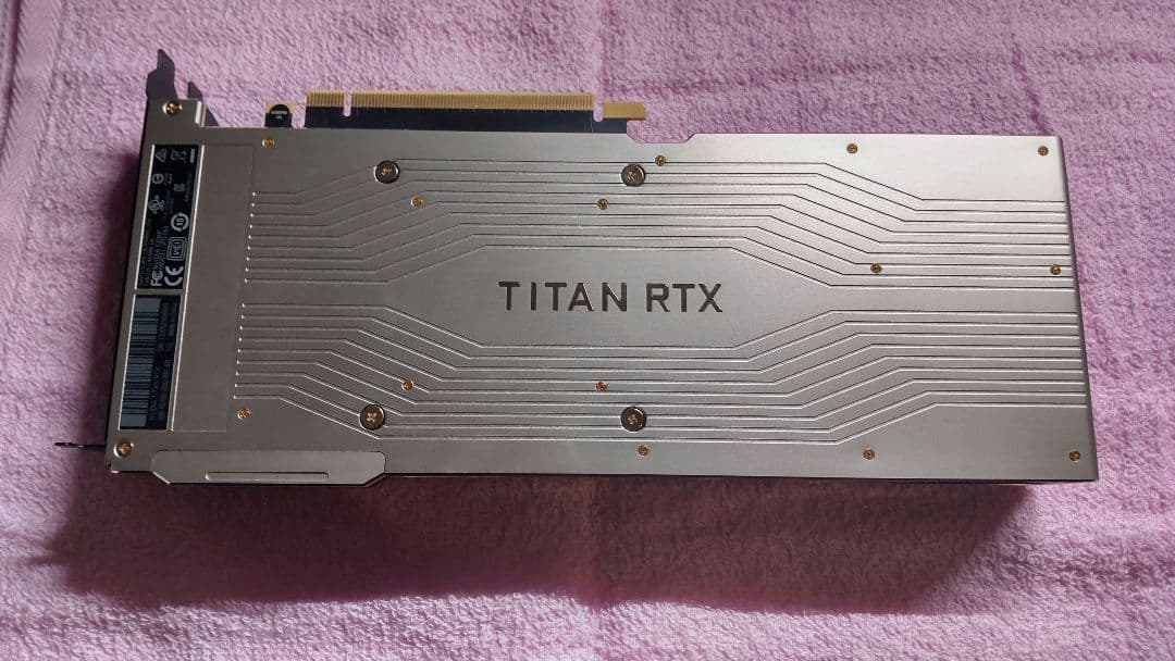 NVIDIA TITAN RTX PG150 24GB GPUグラフィックボード