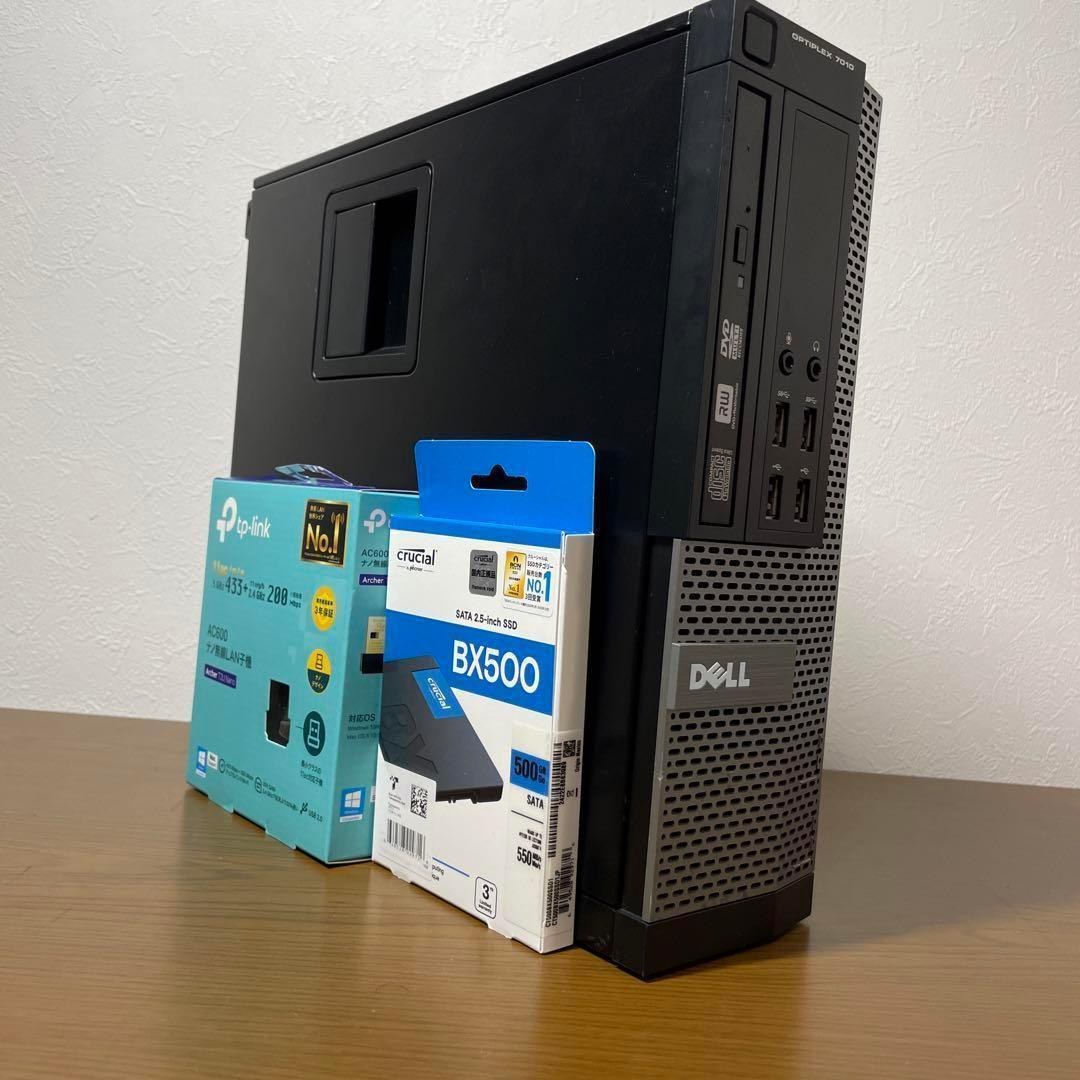 デスクトップパソコン DELL 新品SSD500GB Windows11 Pro