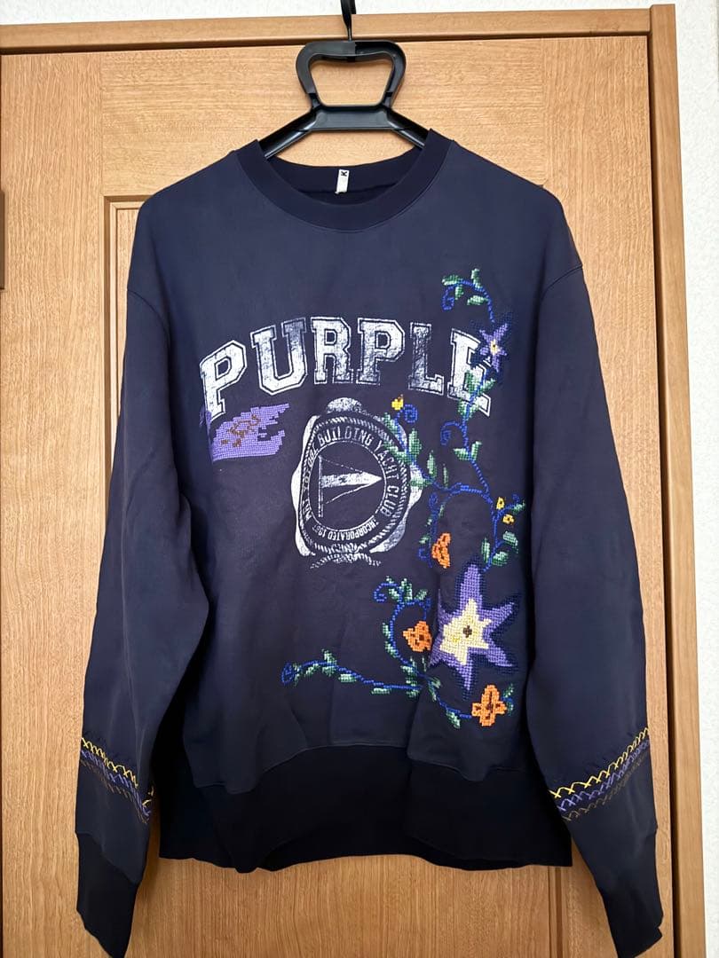 【KHOKI / コッキ】Cross-stitch sweat shirt