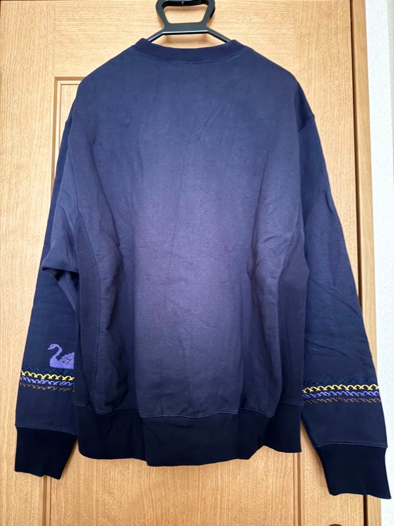 【KHOKI / コッキ】Cross-stitch sweat shirt