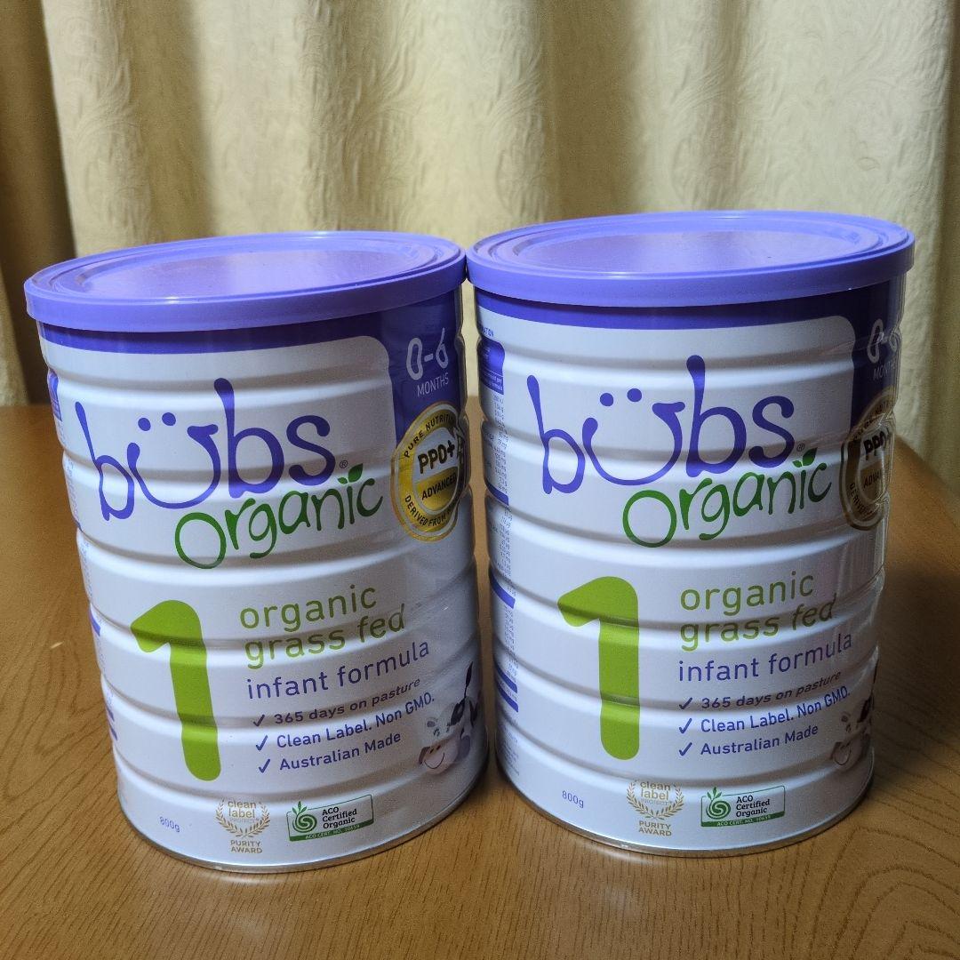 bubs organic 粉ミルク 800g 0-6ヶ月用