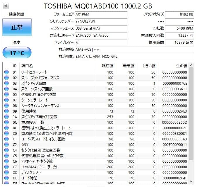 ✨4個セット✨HDD 1000GB✨大容量1TB✨2.5インチ✨02-02