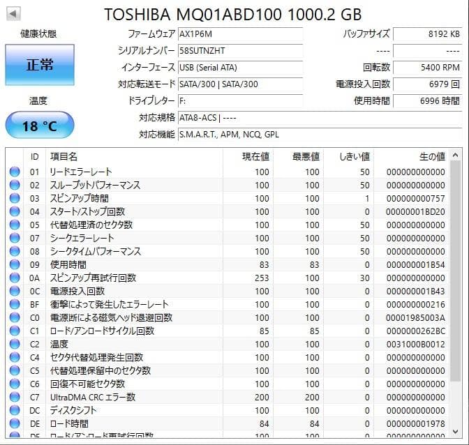 ✨4個セット✨HDD 1000GB✨大容量1TB✨2.5インチ✨02-02