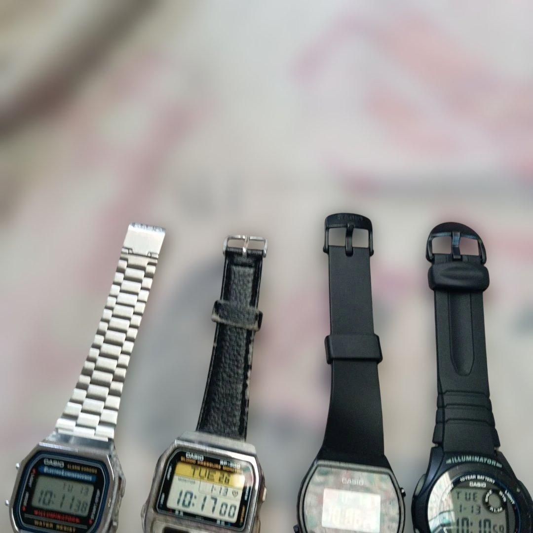 チ*ン様 【ジャンク★】 チープカシオ デジタル腕時計 まとめ売り 稼動品