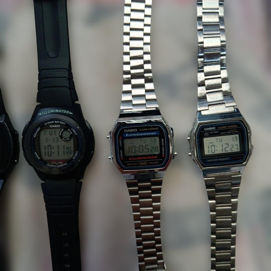 チ*ン様 【ジャンク★】 チープカシオ デジタル腕時計 まとめ売り 稼動品