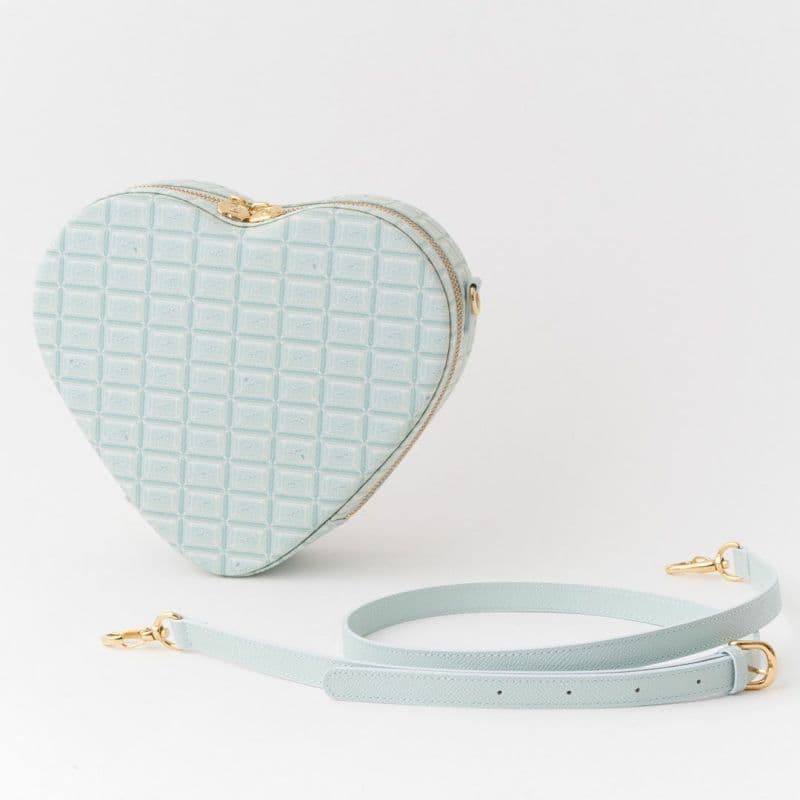 【最終価格】Q-pot. ミントチョコレート ハートクロスボディーバッグ