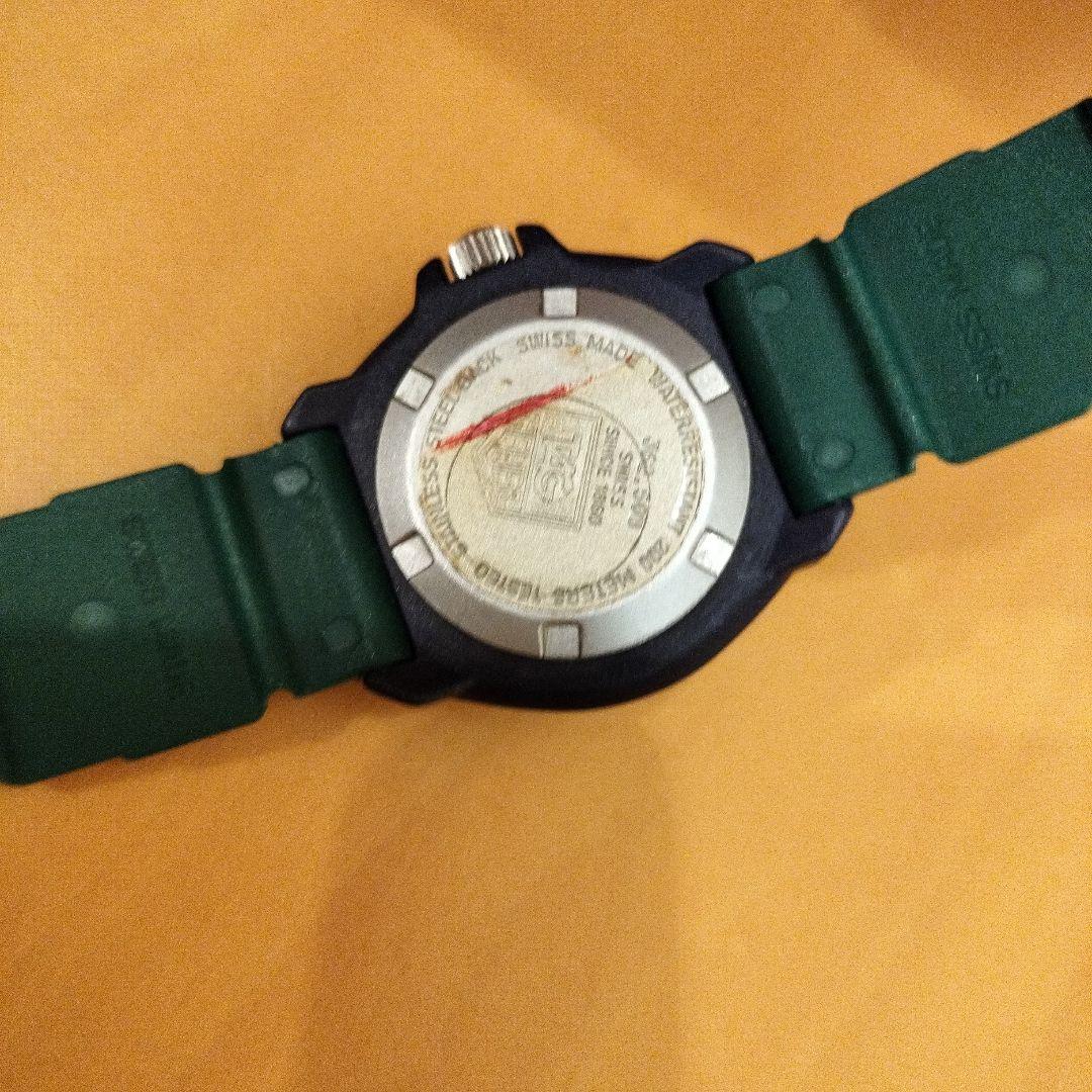 タグ・ホイヤーフォミラー1 緑 ラバーベルト