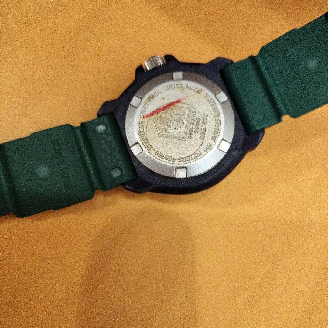 タグ・ホイヤーフォミラー1 緑 ラバーベルト