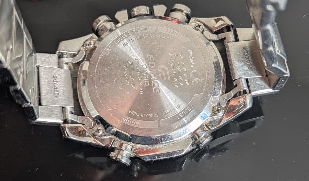 EDIFICE Bluetooth ソーラー 腕時計 ECB-800