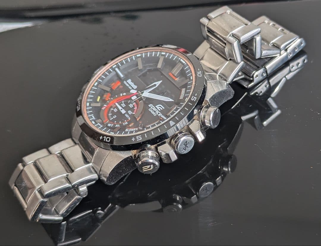 EDIFICE Bluetooth ソーラー 腕時計 ECB-800