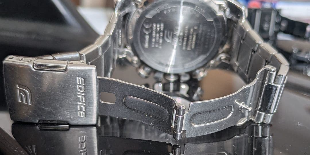 EDIFICE Bluetooth ソーラー 腕時計 ECB-800