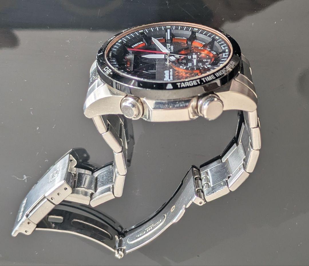 EDIFICE Bluetooth ソーラー 腕時計 ECB-800