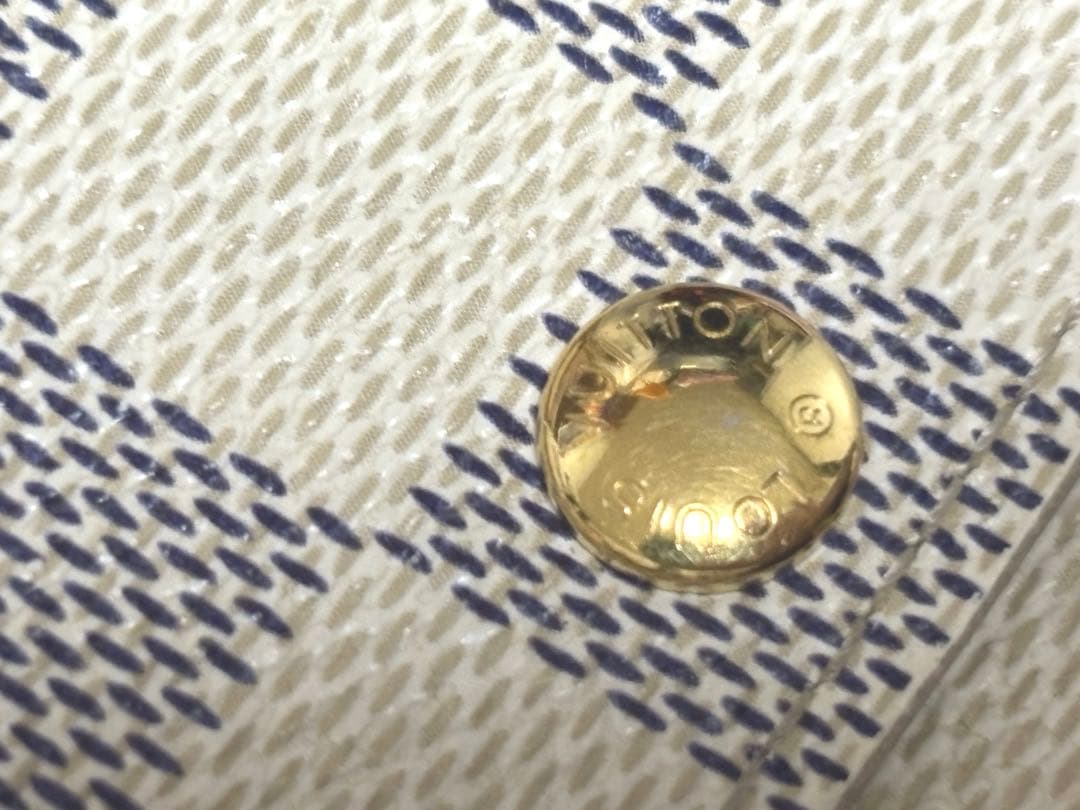 【中古】LOUISVUITTON ダミエ アズール ポルトフォイユ サラ 長財布