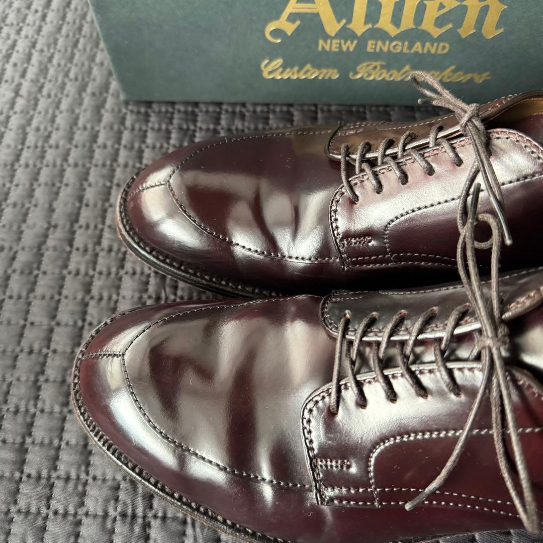 Alden　オールデン　Vチップ　コードバン　9D　バーガンディ