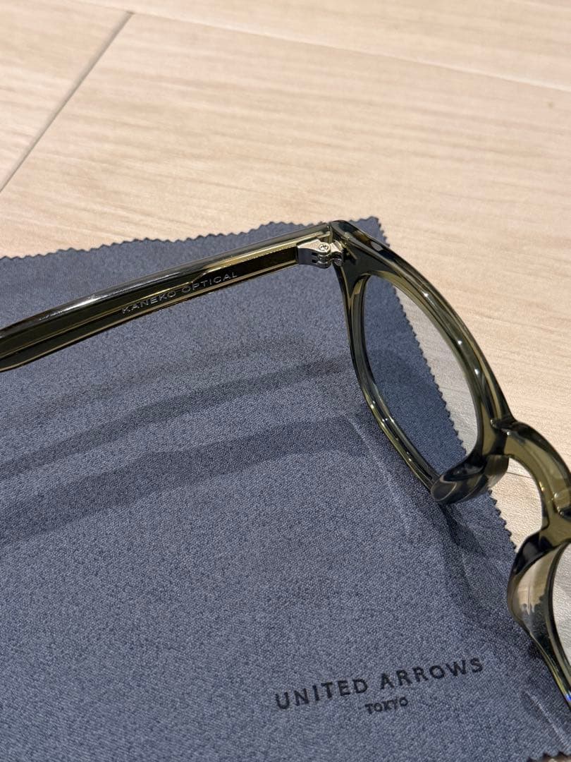 KANEKO OPTICAL（金子眼鏡）John ジョン サングラスOLIVE