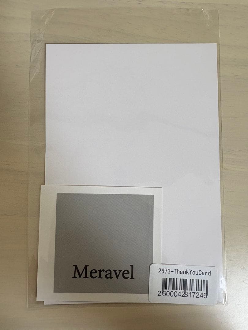 【サンクスカード付】Meravel ミーラベル　Tシャツ ホワイト 高橋志津奈