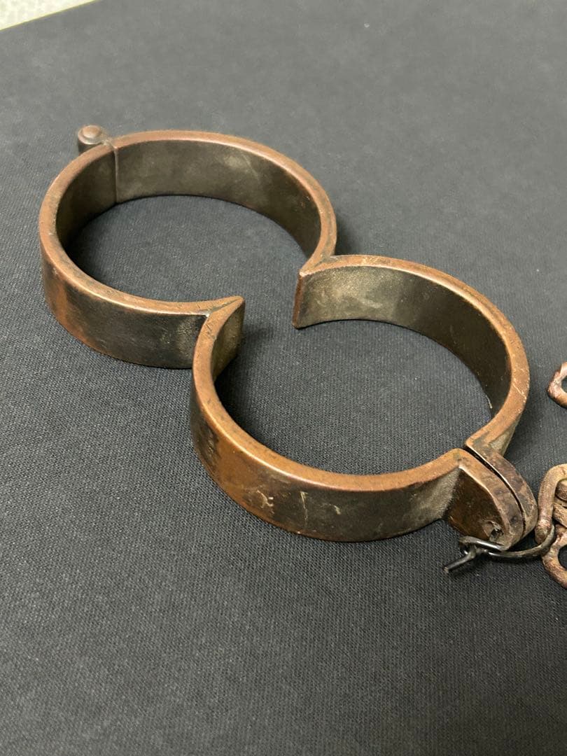 希少　珍品　コレクション　古道具　手錠　手鎖