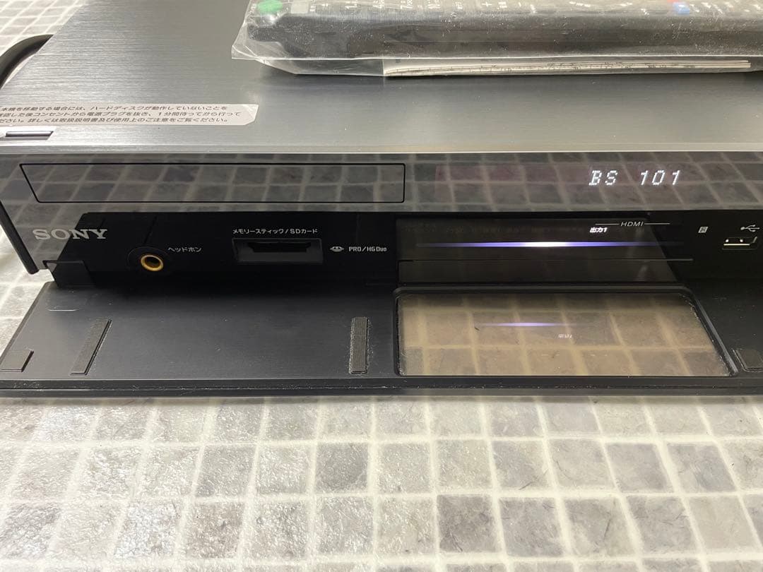 Sony BDZ-EX3000 ブルーレイレコーダー 動作品
