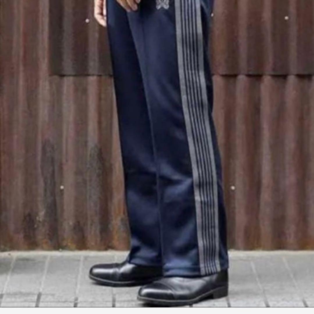 ラインパンツ　ジャージ　XL ニードルス　中古品　トラックパンツ　ネイビー