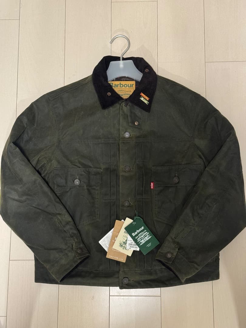 ジャケット・アウター Levi's X Barbour Type II Waxed Jacket M