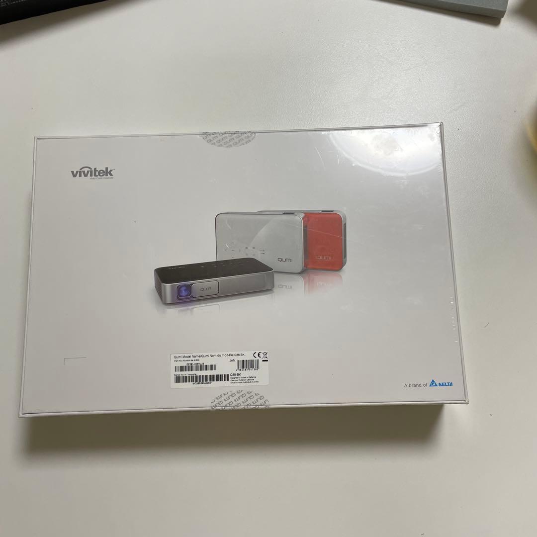 【新品未開封】Vivitek QUMI Q38ブラックHDポケットプロジェクター