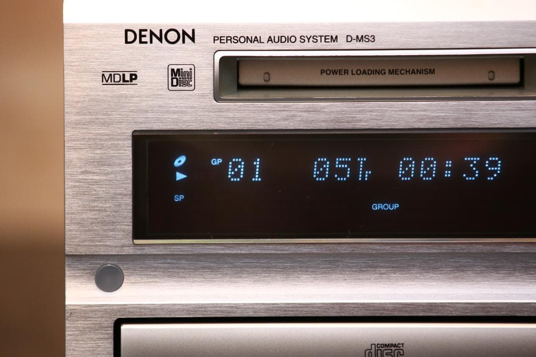 DENON　D-MS3　CD/MD/TUNER/AMP/USB　コンポ　完動品