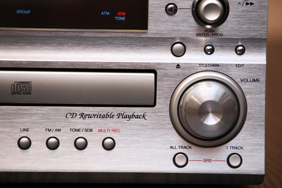 DENON　D-MS3　CD/MD/TUNER/AMP/USB　コンポ　完動品