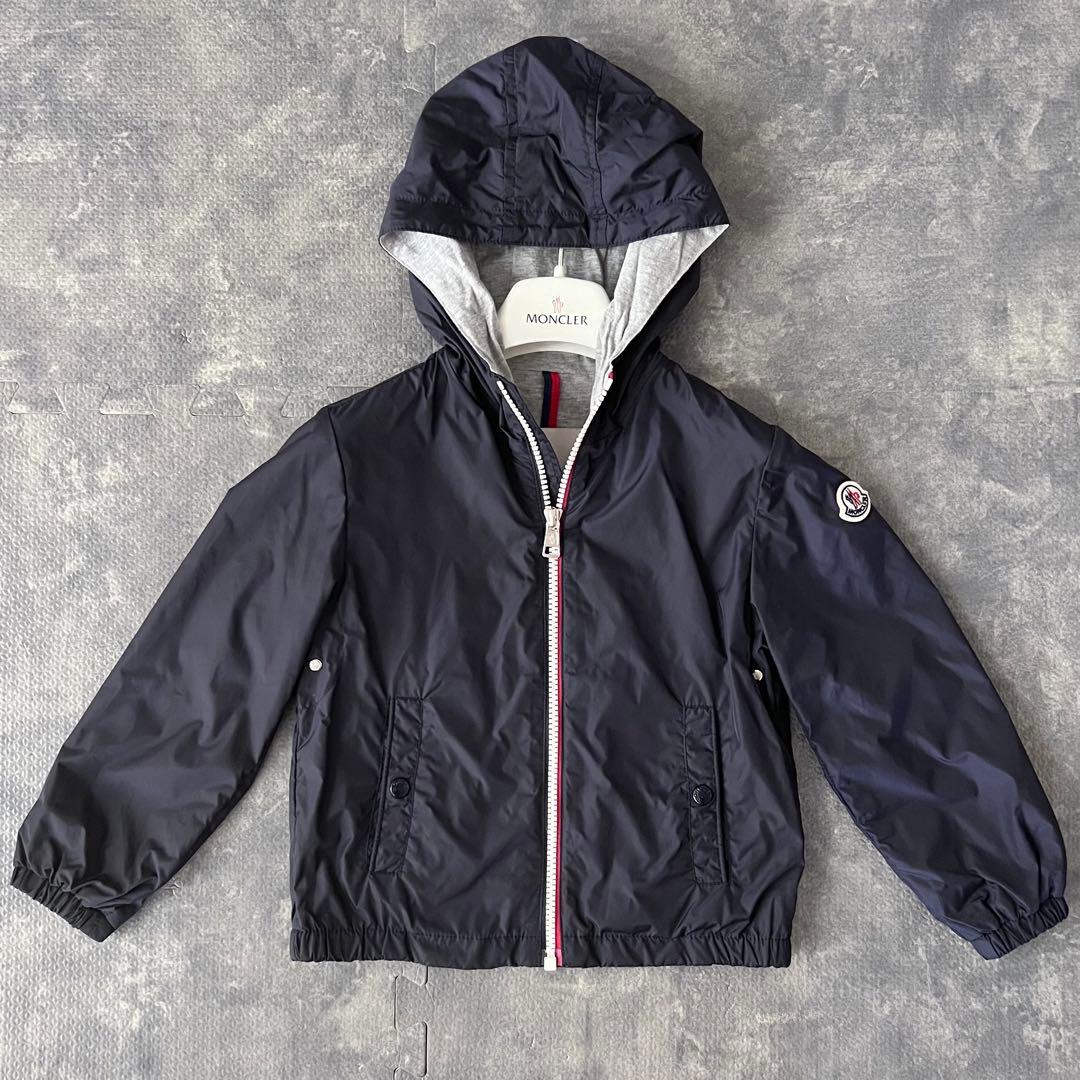 美品★モンクレールMONCLER キッズ ナイロンパーカー ブルゾン 104cm