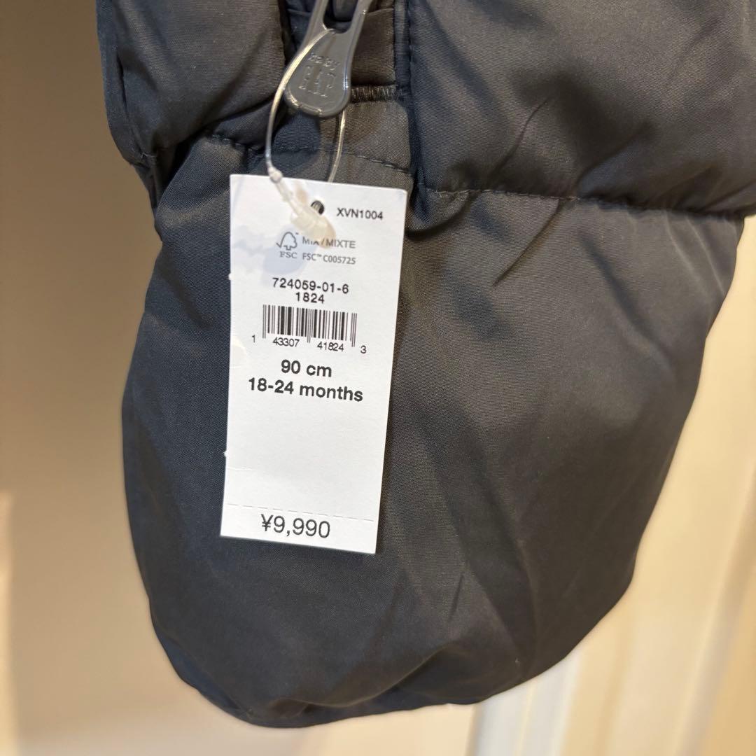 mGAP ベビー　90㎝　ジャンプスーツ　スノースーツ　くま耳