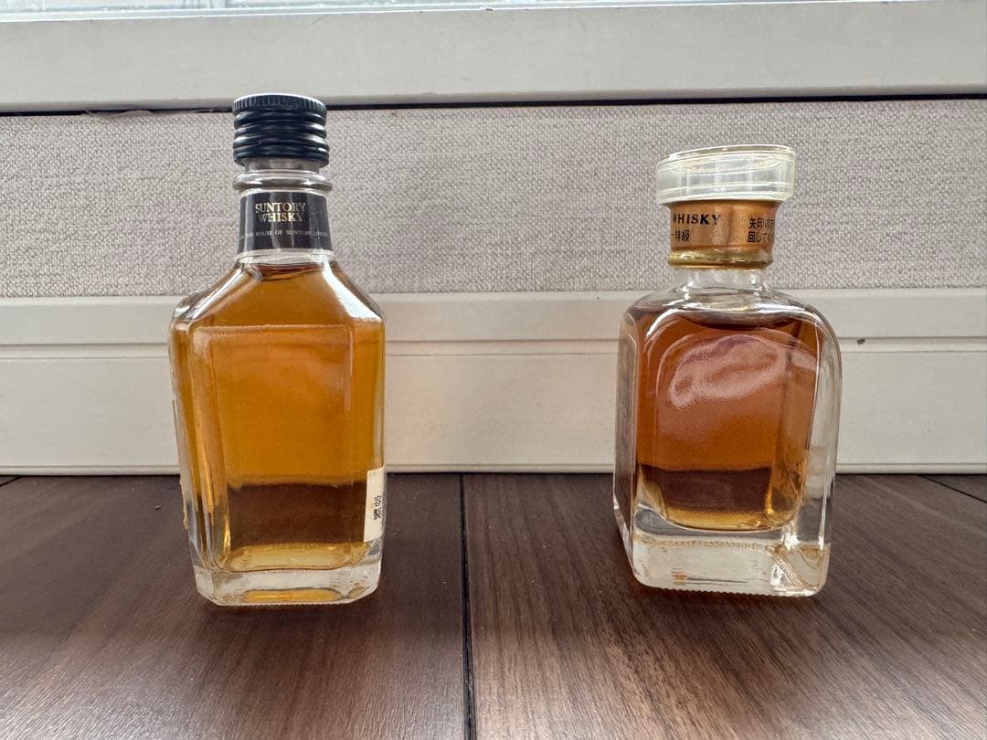 AGEING 15 & CREST 12 WHISKY ミニチュア2本セット