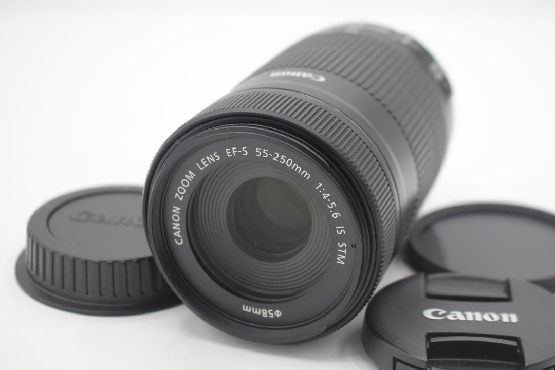 極上品◆Canon EF-S 55-250mm F4-5.6 IS STM◆27