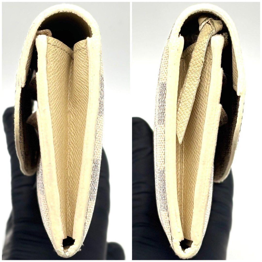 花*※様 ルイヴィトン　長財布 ポルトフォイユ エミリー ダミエ アズール チェ