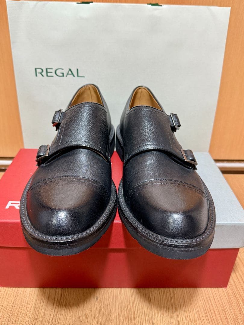 【REGAL】27YRリーガルゴアテックス防水ダブルモンク