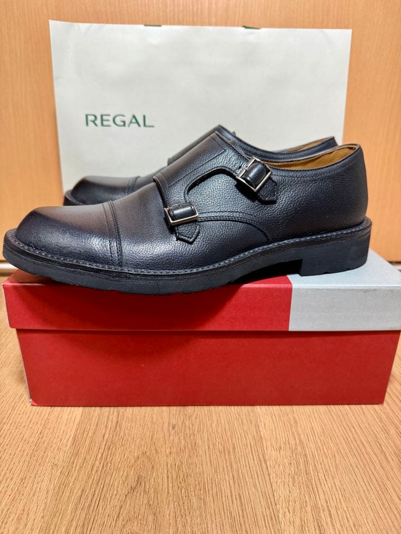 【REGAL】27YRリーガルゴアテックス防水ダブルモンク