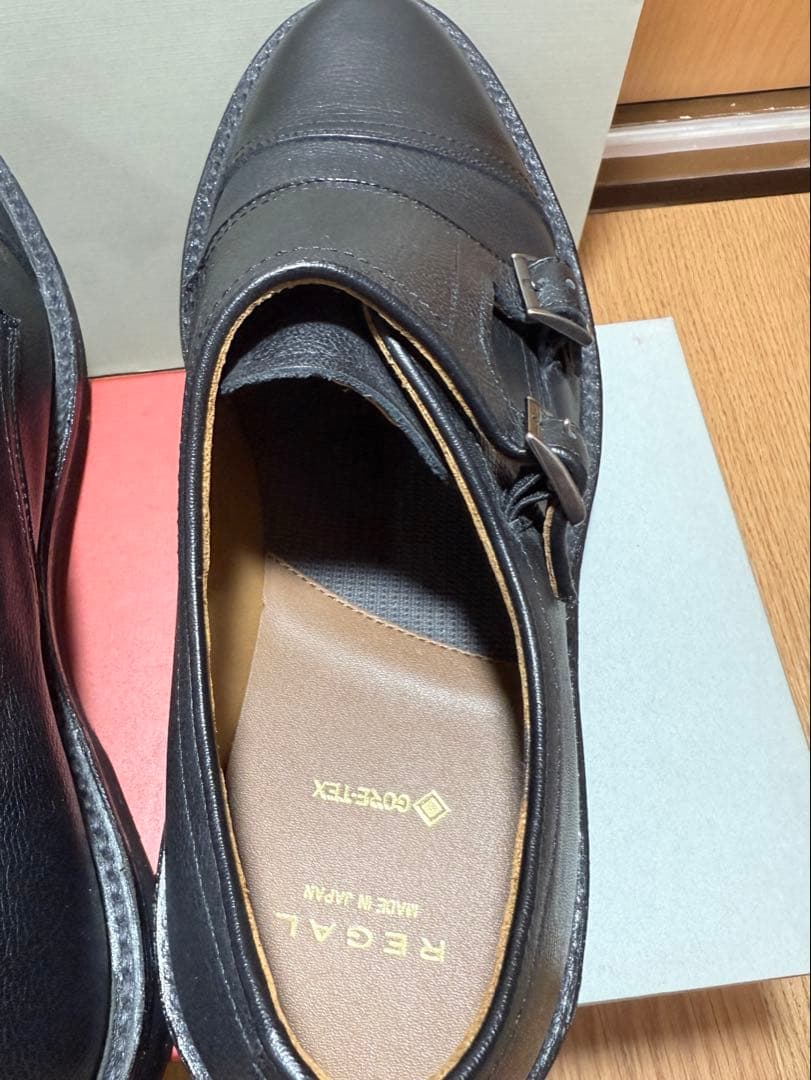 【REGAL】27YRリーガルゴアテックス防水ダブルモンク